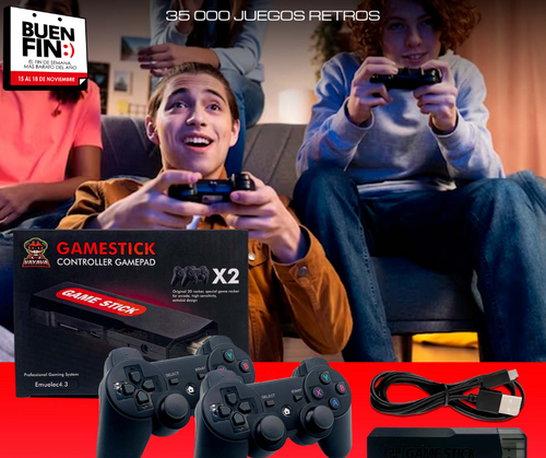 GameStick 4K (+34.000 juegos de 35 Consolas)